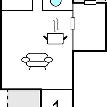 Three-bedroom In Hvide Sande Bjerregard